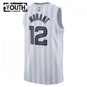 NBA Børn Trøje Memphis Grizzlies Ja Morant 2025-26 Nike City Edition Grå Swingman